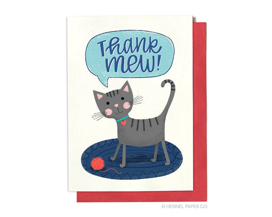 Thank You Card - Thank Mew - TY11