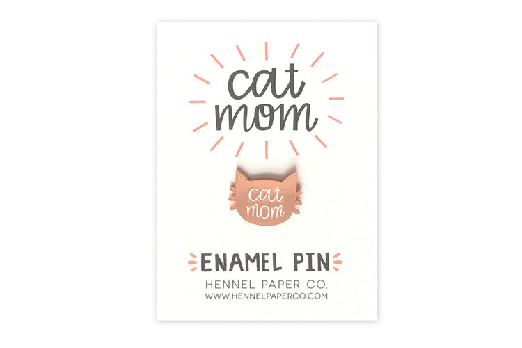 Enamel Pin - Cat Mom