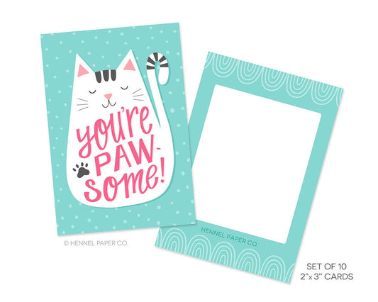 Little Notecards - Youre Pawsome - Set of 10