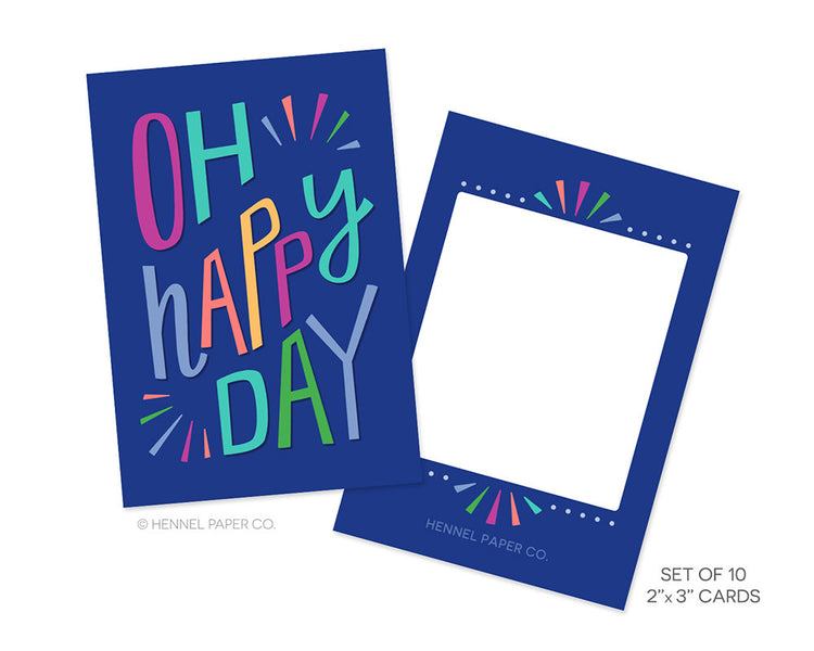 Little Notecards - Oh Happy Day - Set of 10
