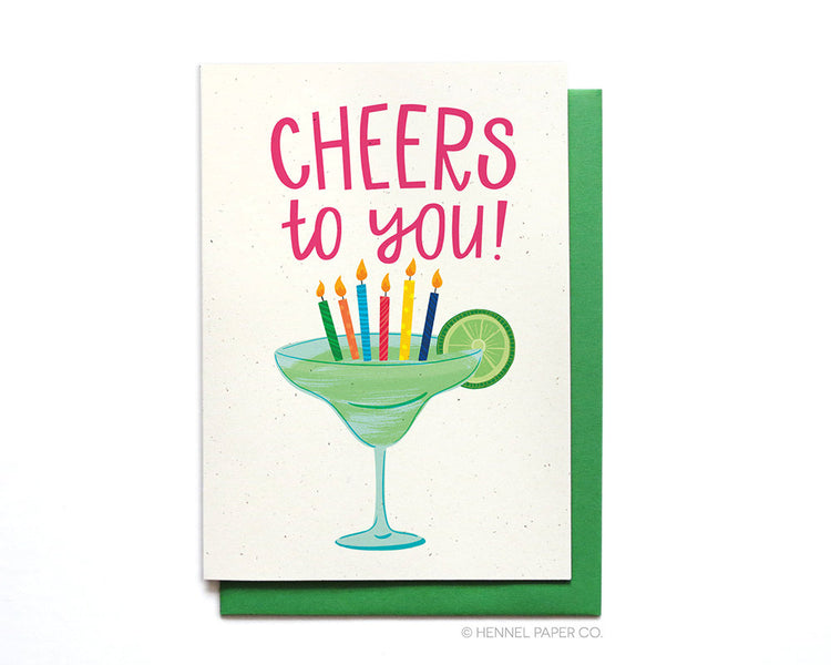 Birthday Card - Margarita Cheers To You - BD50