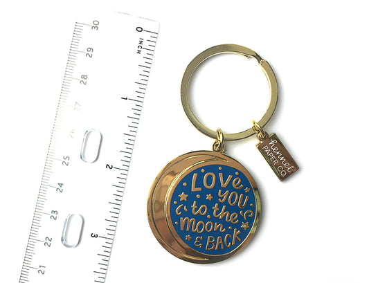 Keychain - Love you to the moon and back