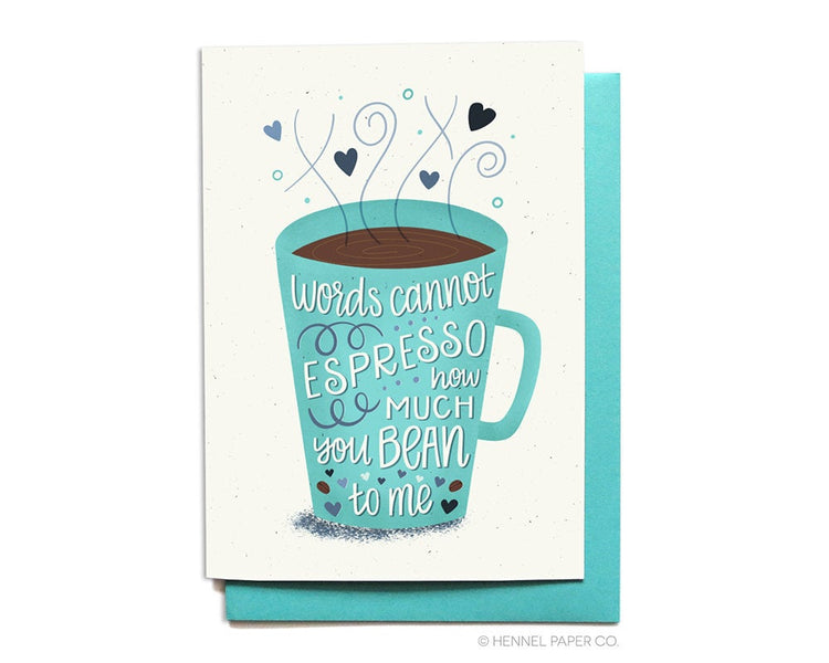 Funny Love Card - Espresso - LV40