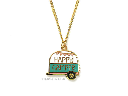 Necklace - Happy Camper