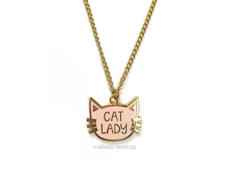 Necklace - Cat lady - ON SALE