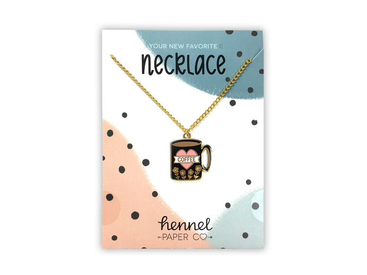 Necklace - Coffee