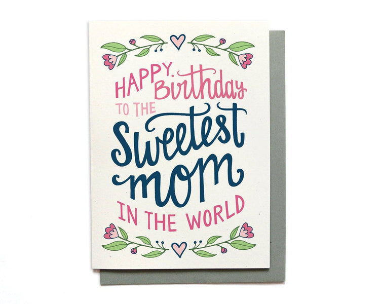 Birthday Card - Sweetest Mom - BD26