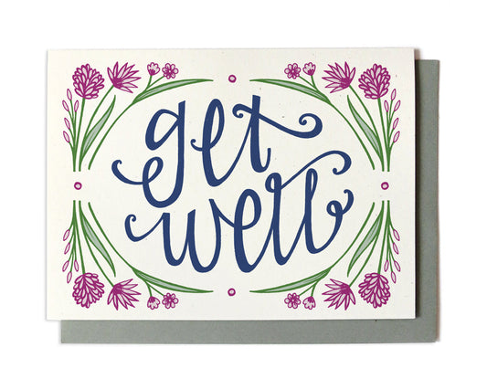 Get Well Card - Flowers - GW2