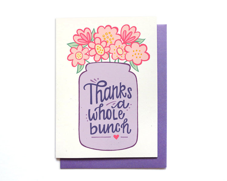 Thank You Card - Thanks a Whole Bunch - TY6