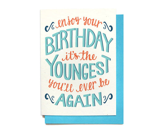 Birthday Card -  Youngest Birthday - BD4