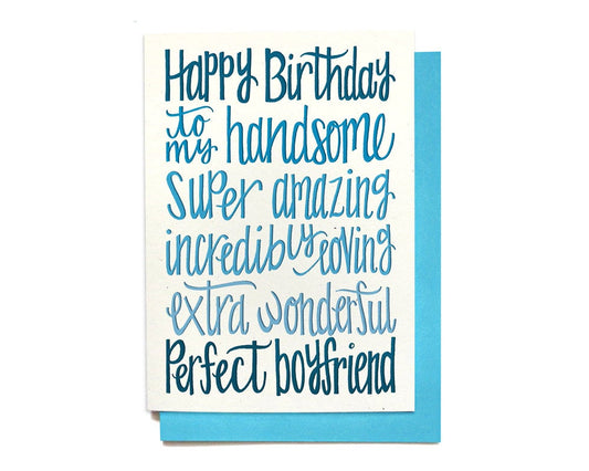 Birthday Card - Boyfriend - BD30