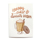 Autumn Card - Cider and Donuts - AT1