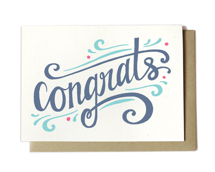 Boxed Notecards - Assorted Congrats - Set of 8 (A2)