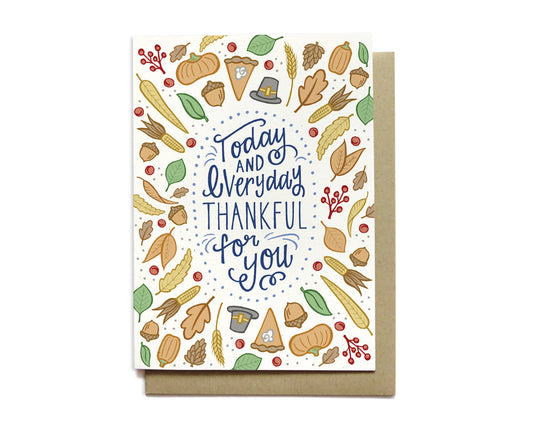 Thanksgiving Card - Thankful for You - TX2