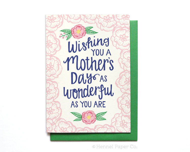 Mother's Day Card - Wonderful As You - MD8