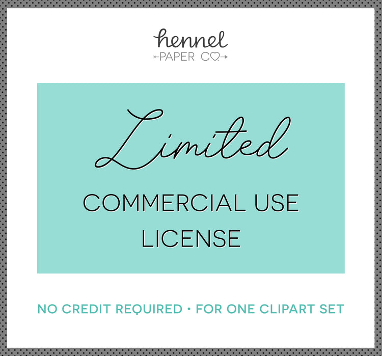 Clipart - Limited Commercial Use License