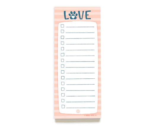 Notepad - Love Pawprint