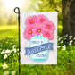 Garden Flag - Welcome Mason Jar