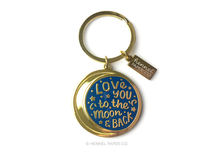 Keychain - Love you to the moon and back
