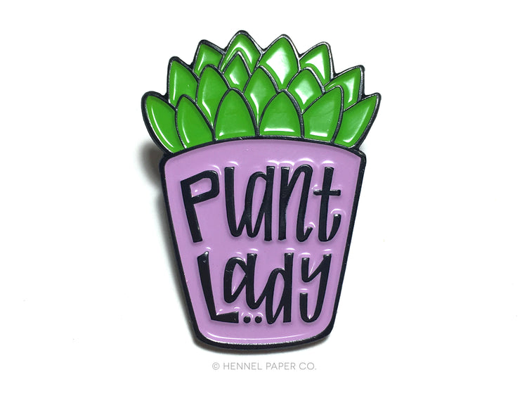 Enamel Pin - Plant Lady