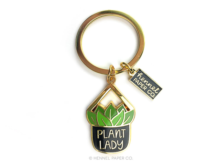 Keychain - Plant Lady