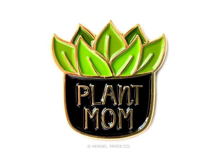 Enamel Pin - Plant Mom