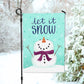 Garden Flag - Let It Snow