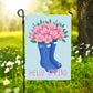 Garden Flag - Spring Rain Boots