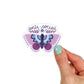 Anti-Social Butterfly Sticker