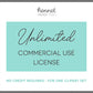 Clipart - Unlimited Commercial Use License
