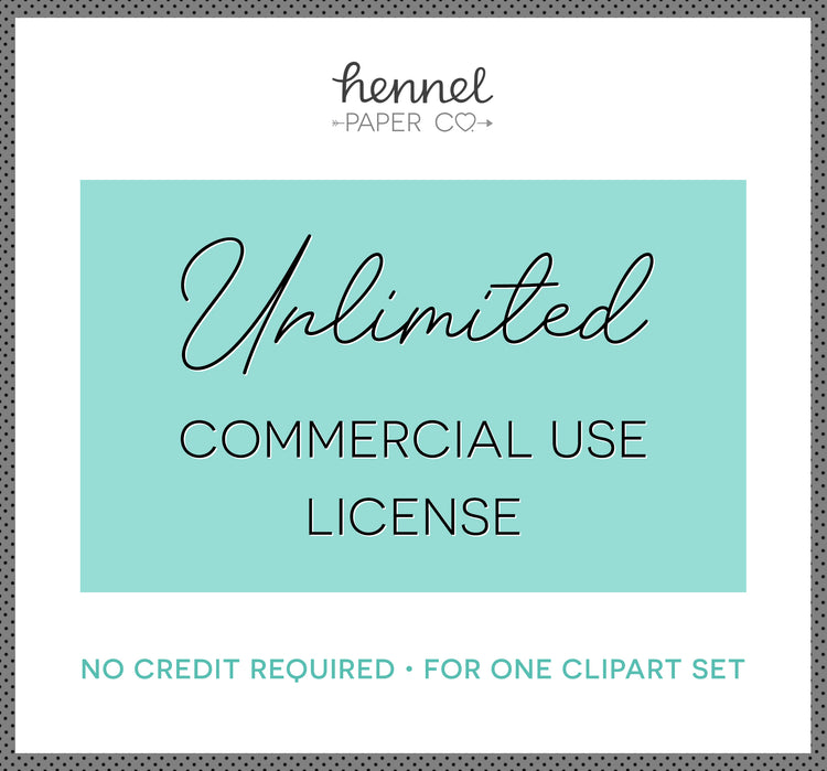 Clipart - Unlimited Commercial Use License