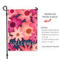 Garden Flag - Welcome Flowers