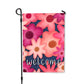 Garden Flag - Welcome Flowers