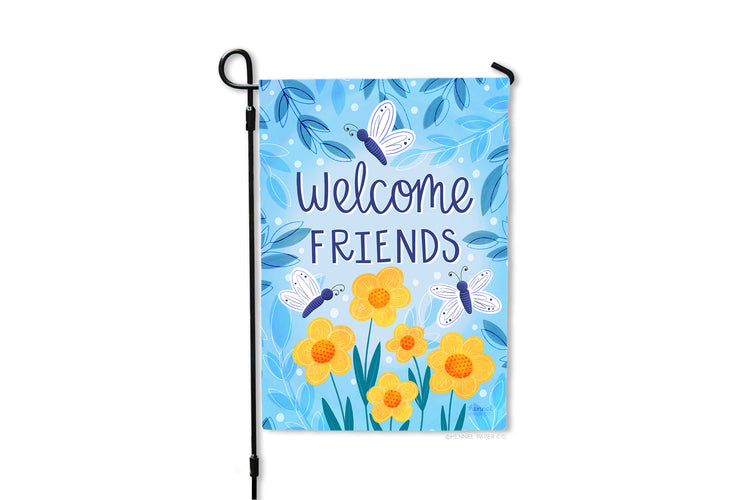 Garden Flag - Welcome Friends