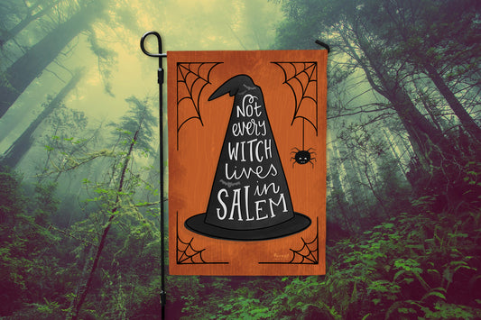 Garden Flag - Halloween Witch Hat