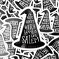 Halloween Witch Hat Sticker