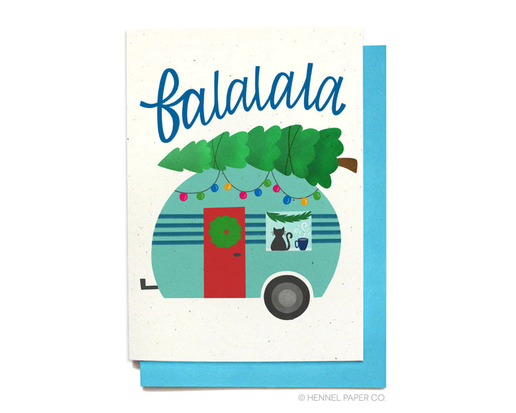 Holiday Card - Falalala Camper  - XM7